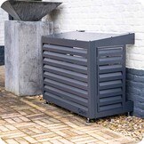 CAL115 Pro Airco Omkasting Aluminium Antraciet M - met servicedeur