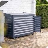 CAL115 Pro Airco Omkasting Aluminium Antraciet M - met servicedeur