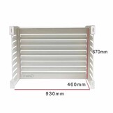 CAL100 Airco Omkasting Aluminium Wit S