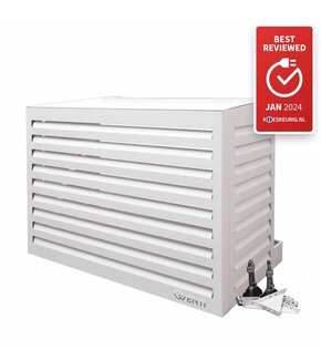 CAL115 Airco Omkasting Aluminium Wit M