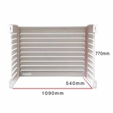 CAL115 Airco Omkasting Aluminium Wit M