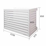 CAL115 Airco Omkasting Aluminium Wit M