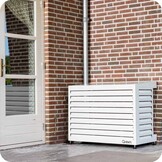 CAL115 Airco Omkasting Aluminium Wit M