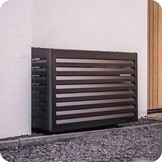 CAL100 Airco Omkasting Aluminium Zwart S