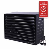 CAL115 Airco Omkasting Aluminium Zwart M