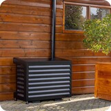 CAL115 Airco Omkasting Aluminium Zwart M