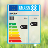 AANBIEDING: Complete Set Monoblock Warmtepomp York YKF16CRC 16,0 kW + LMNT 200L Buffertank en Set Opstelbalken