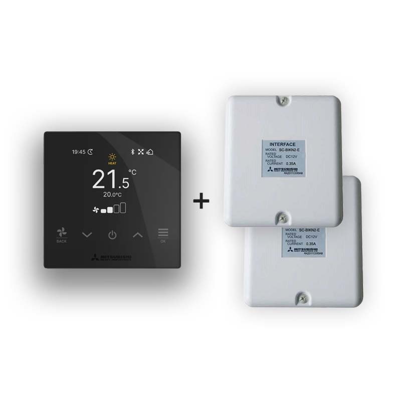 Wandbediening RC-ES1 Complete set met 2x Interface-koppeling SC-BIKN2-E