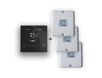 Wandbediening RC-ES1 Complete set met 3x Interface-koppeling SC-BIKN2-E