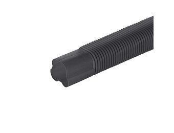 Leidinggoot Flexibel PVC Antraciet Inaba Denko SF-77-500-A 75x63 mm 0,5 meter