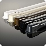 Leidinggoot Flexibel PVC Antraciet Inaba Denko SF-77-500-A 75x63 mm 0,5 meter