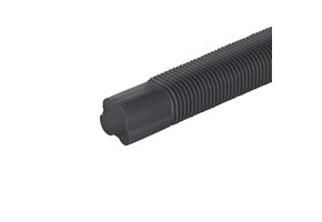 Leidinggoot Flexibel PVC Antraciet Inaba Denko SF-77-1000-A 75x63 mm 1 meter