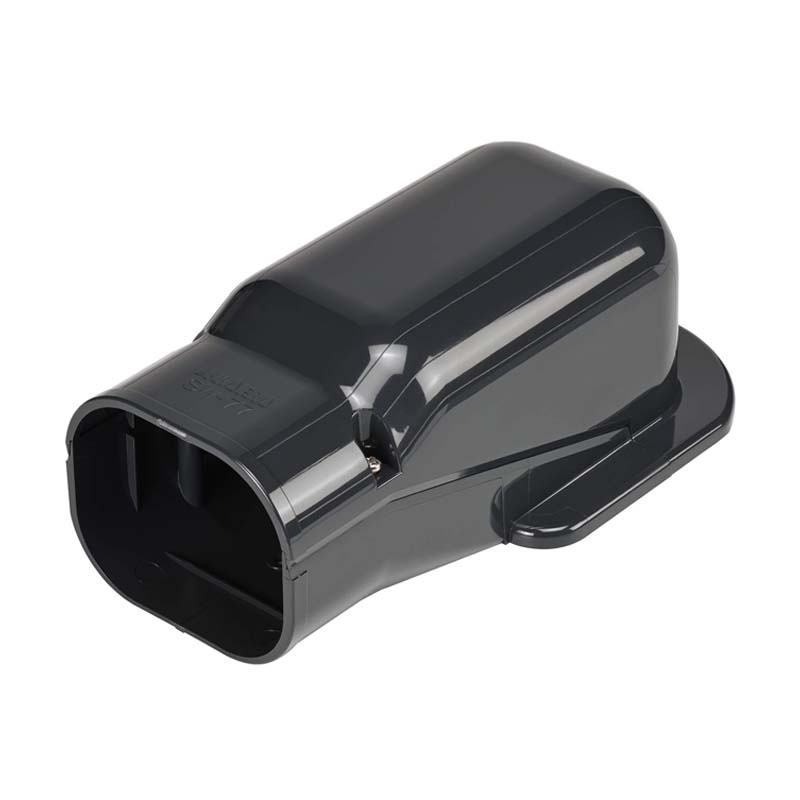 Muurafdekkap PVC Antraciet Inaba Denko SW-77-A 75 mm