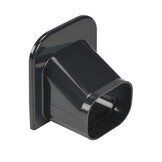 Eindstuk Plafond/Wand PVC Antraciet Inaba Denko SP-77-A 75 mm