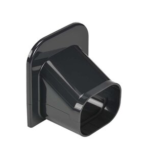 Eindstuk Plafond/Wand PVC Antraciet Inaba Denko SP-77-A 75 mm