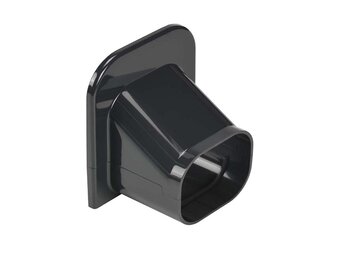 Eindstuk Plafond/Wand PVC Antraciet Inaba Denko SP-77-A 75 mm