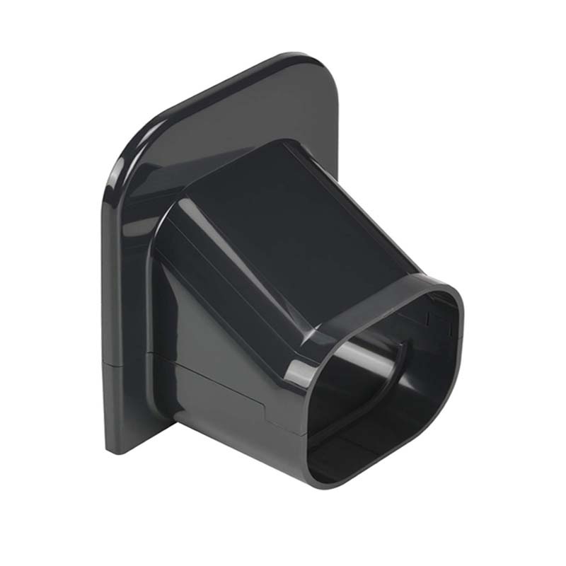 Eindstuk Plafond/Wand PVC Antraciet Inaba Denko SP-77-A 75 mm