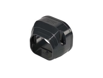 Eindstuk PVC Antraciet Inaba Denko SE-77-A 75 mm