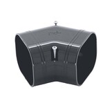 Bocht 45° Vlak PVC Antraciet Inaba Denko SKF-77-A 75 mm