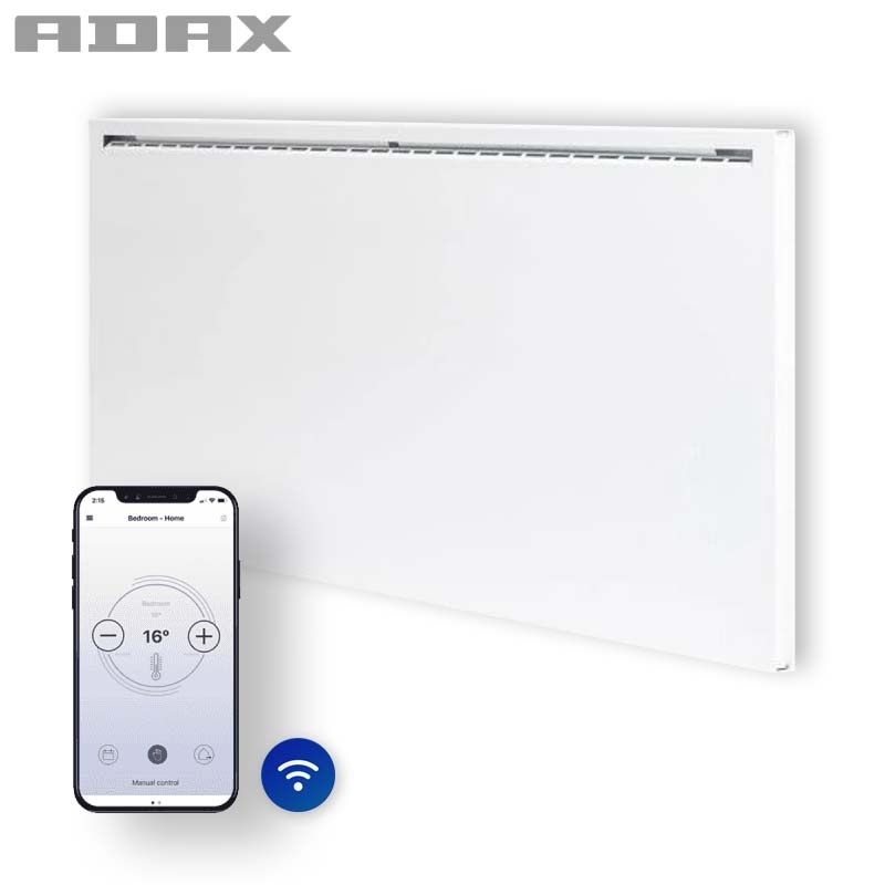 Elektrische Wandradiator Adax Famn +Wifi - Diverse wattages - Kleur Wit