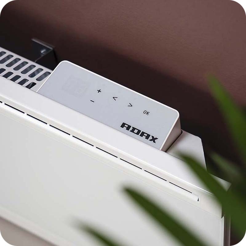 Elektrische Wandradiator Adax Famn +Wifi - Diverse wattages - Kleur Wit