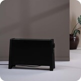 Elektrische Vrijstaande Radiator Adax Vilje - 2000 Watt - Kleur Zwart