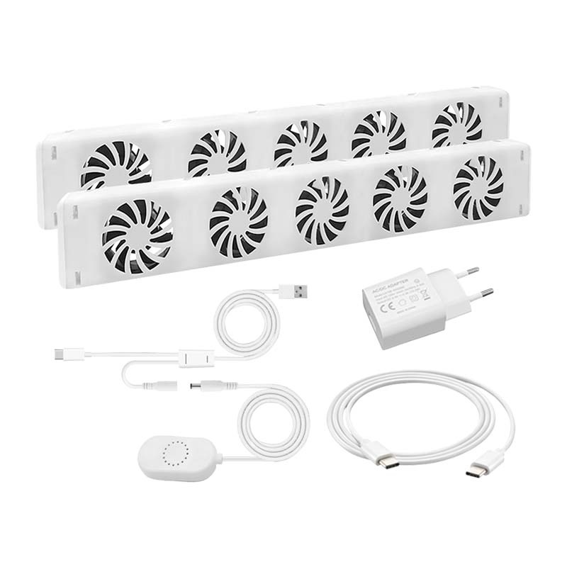 Radiatorventilator Turbo Booster 3 Watt Duo Set