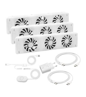 Radiatorventilator Booster 3 Watt Triple Set
