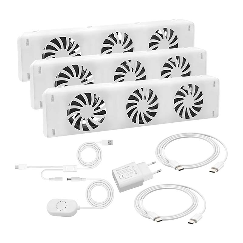 Radiatorventilator Booster 3 Watt Triple Set