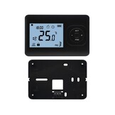 THB-02 Draadloze Klokthermostaat - Tijden en dagen in te stellen - Zwart