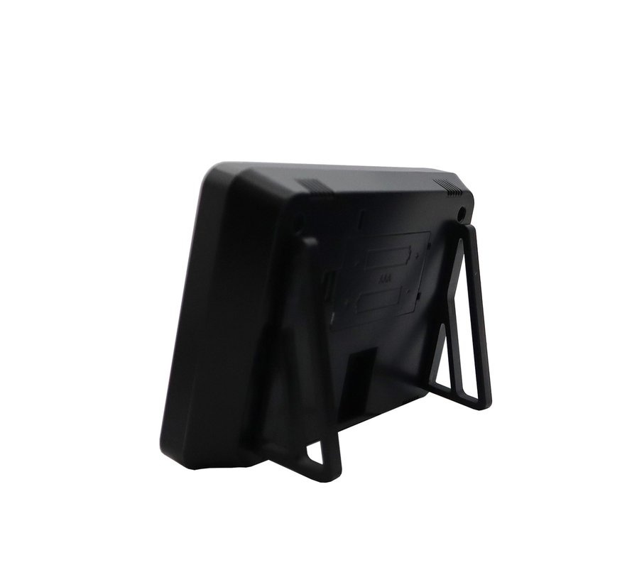 Set THB-03 + OVB-05 Draadloze Wifi Klokthermostaat - Bedienbaar via je mobiel - Zwart