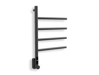 Elektrische Badkamer Radiator Kelpie 60Watt met Thermostaat - Zwart