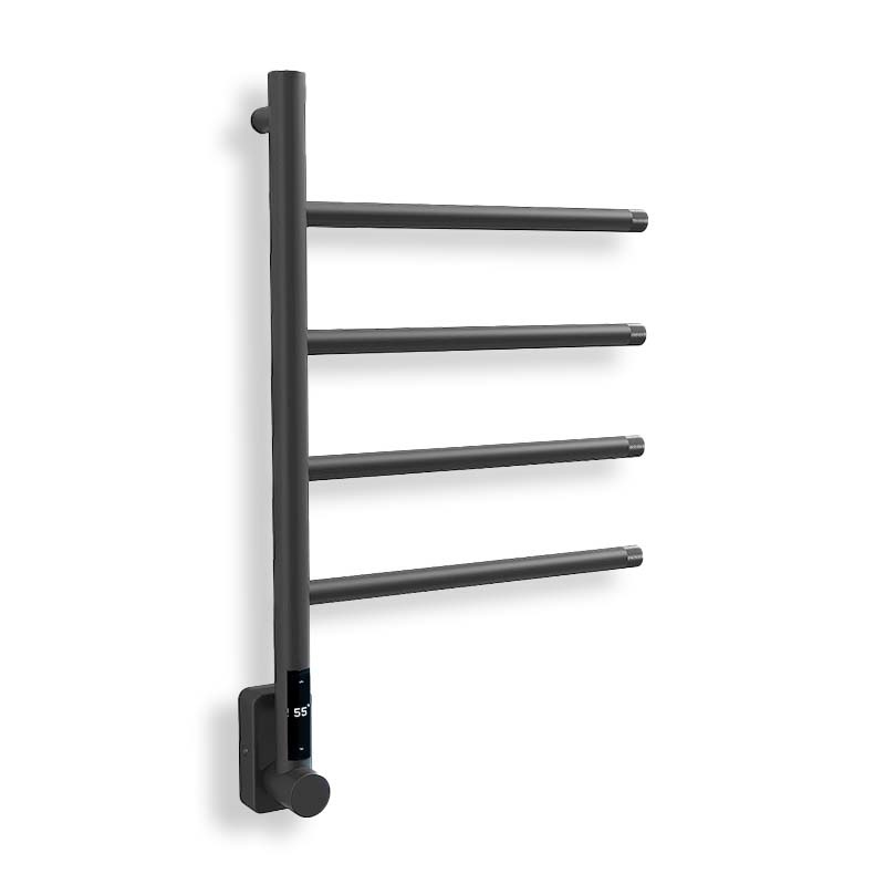 Elektrische Badkamer Radiator Kelpie 60Watt met Thermostaat - Zwart