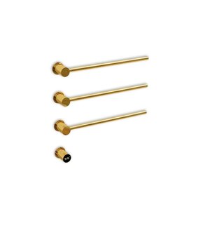 Elektrische Badkamer Radiator Griffin 30Watt met Thermostaat - Goud