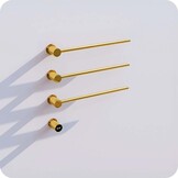 Elektrische Badkamer Radiator Griffin 30Watt met Thermostaat - Goud