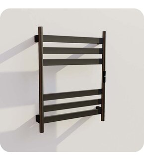 Elektrische Badkamer Radiator Huma 85Watt met Thermostaat - Zwart