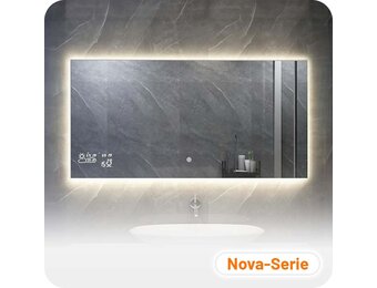 Badkamerspiegel Nova met Infraroodverwarming en LED - Smart - Frameloos - 60x120cm 500W