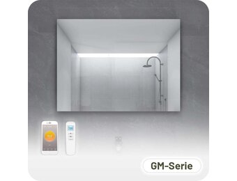 Badkamerspiegel GM met Infraroodverwarming en Wifi - Frameloos - 60x80cm 450W