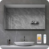 Badkamerspiegel GM met Infraroodverwarming en Wifi - Frameloos - 60x80cm 450W