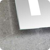 Badkamerspiegel Chevelle Anti-Condens en LED - Frameloos - 60x120cm