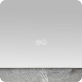 Badkamerspiegel Chevelle Anti-Condens en LED - Frameloos - 60x120cm