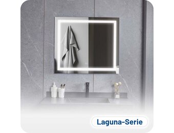 Badkamerspiegel Laguna Anti-Condens en LED - Frameloos - 70x120cm