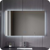 Badkamerspiegel Impala Anti-Condens en LED - Frameloos - 60x100cm