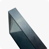 Badkamerspiegel Malibu Anti-Condens en LED - Zwart Frame - 60x60cm