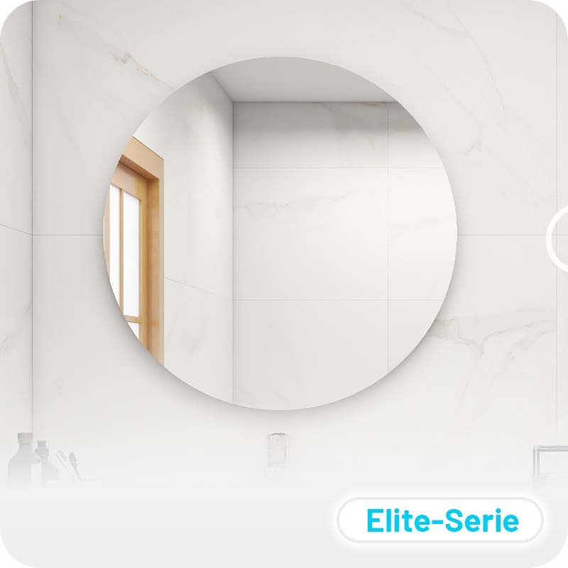Badkamerspiegel Elite met Infraroodverwarming - Frameloos - 85cm 320W