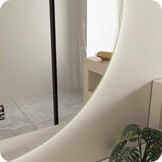 Badkamerspiegel Falcon Anti-Condens en LED - Smart - Frameloos - 80cm