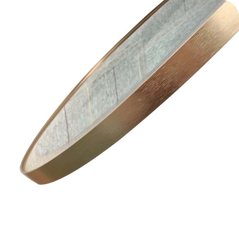Badkamerspiegel Torino Anti-Condens en LED - Smart - Gouden Frame - 80cm