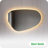Badkamerspiegel Dart Anti-Condens en LED - Frameloos - 60x40cm