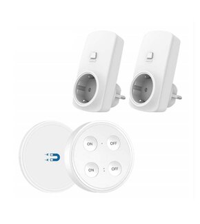 Draadloze stopcontact schakelaars Complete Set met draadloze wandbediening