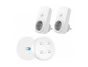 Draadloze stopcontact schakelaars Complete Set met draadloze wandbediening